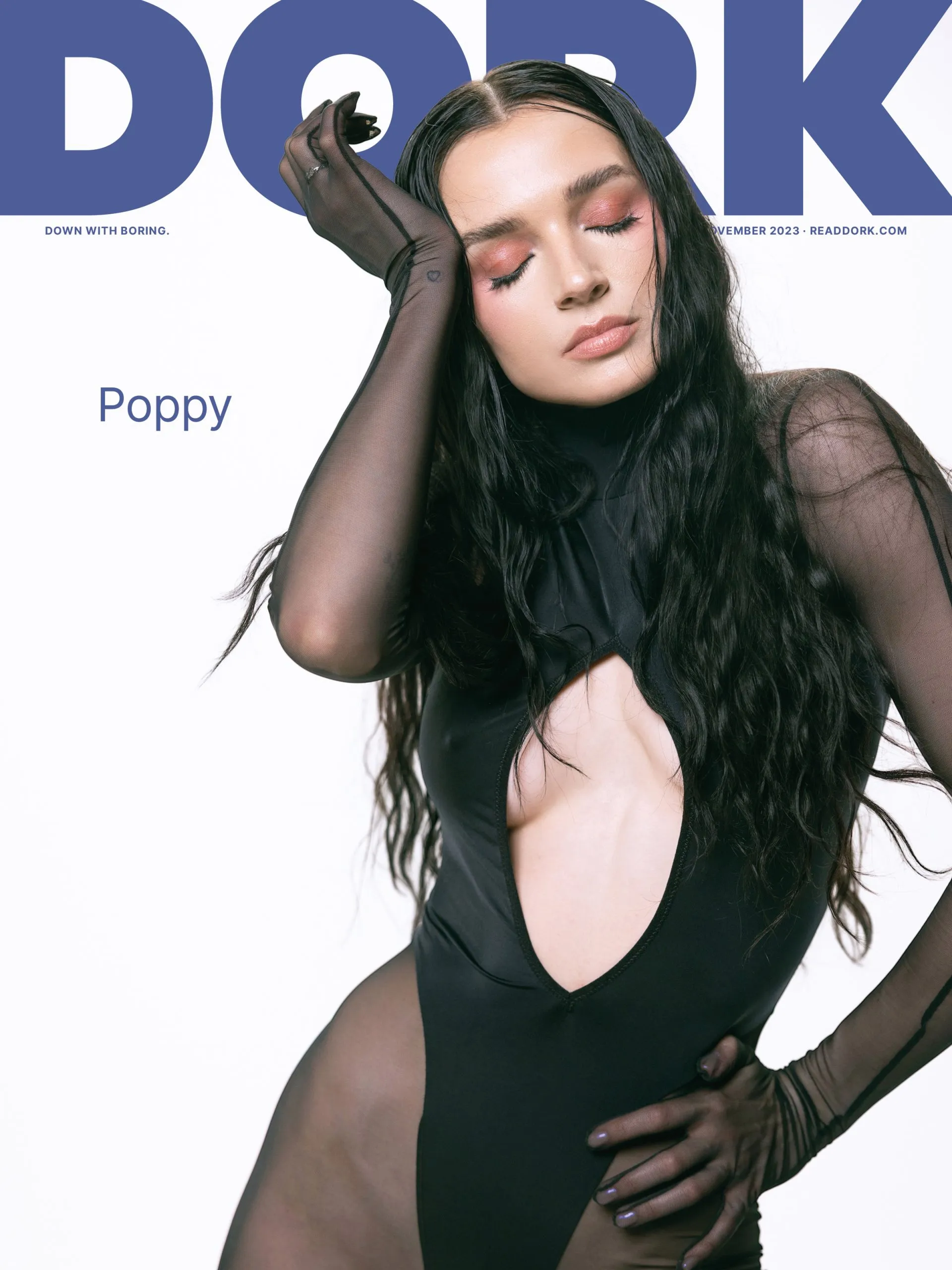 Dork November 2023 Cover featuring Poppy
