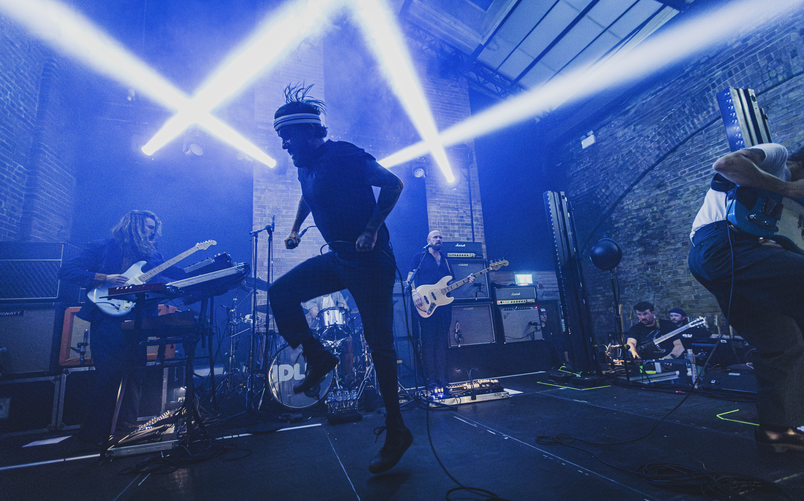 IDLES performing live