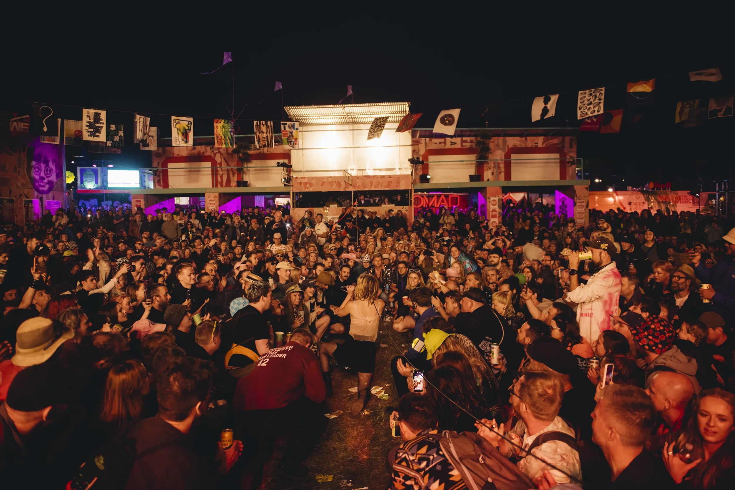 Lambrini Girls on Stage