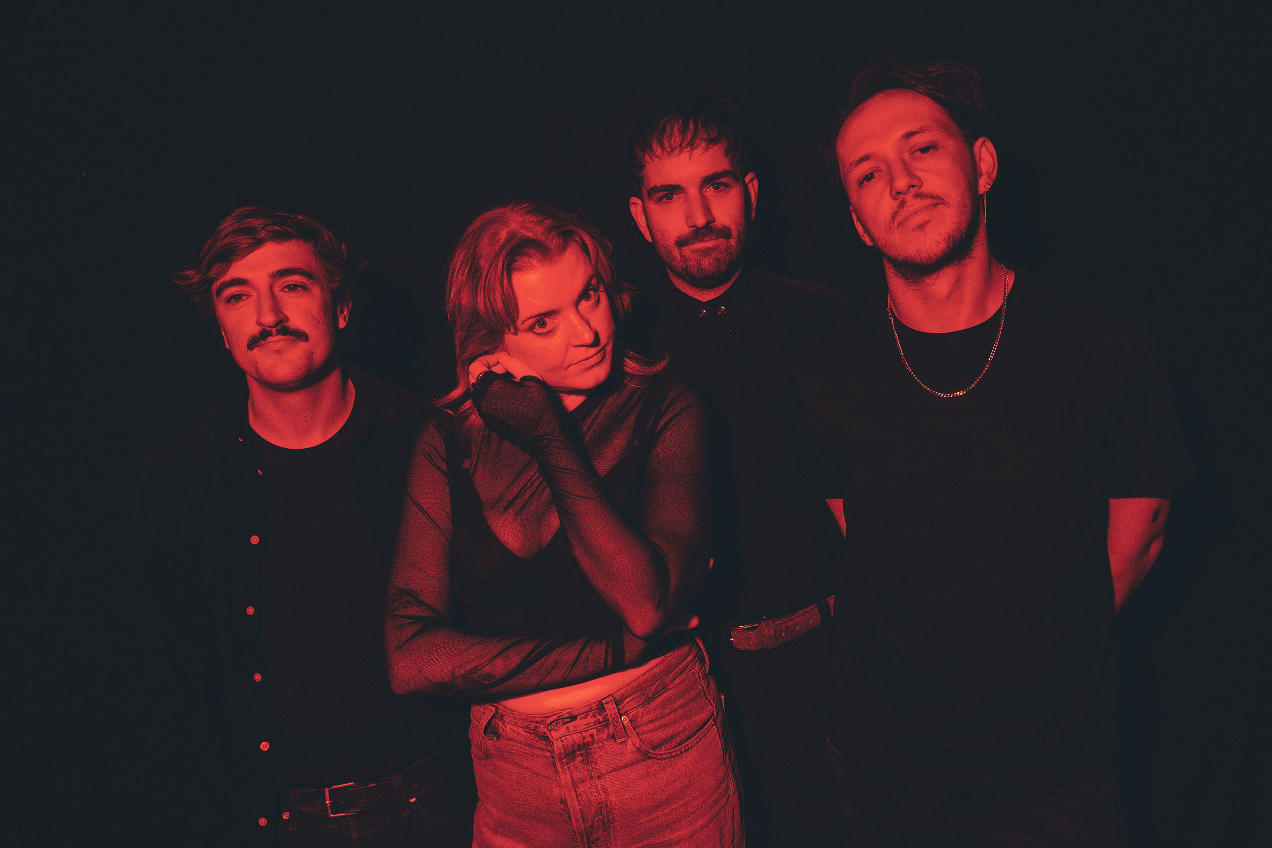 SPRINTS Band in Artistic Red Hue